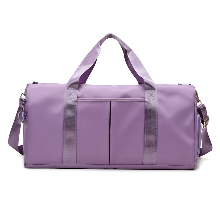 Jormftte sporttáska, vízálló, lila, 48x26x24cm