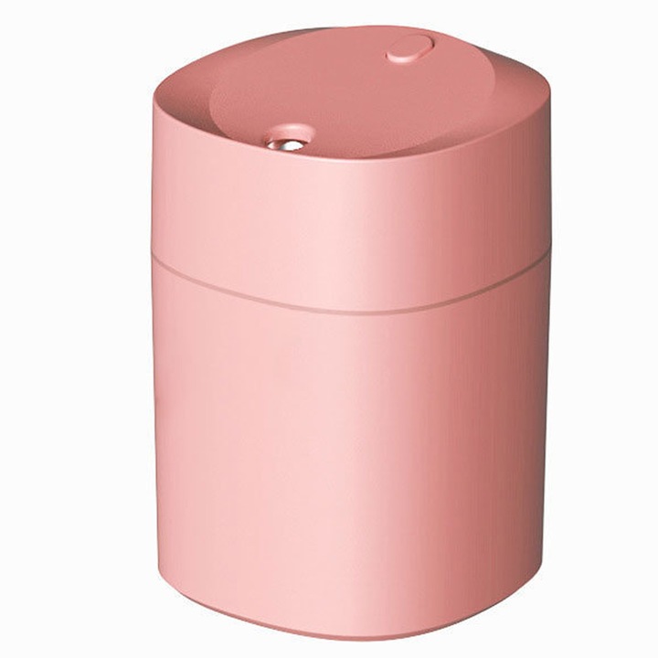 Мини преносим овлажнител Zeaicos, USB, бял, розов, син, 70x70x102 мм, 220 мл