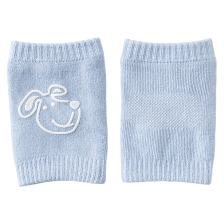 Sistem de siguranta copii dhaikkkd, protectie genunchi si coate, antiderapant, albastru deschis