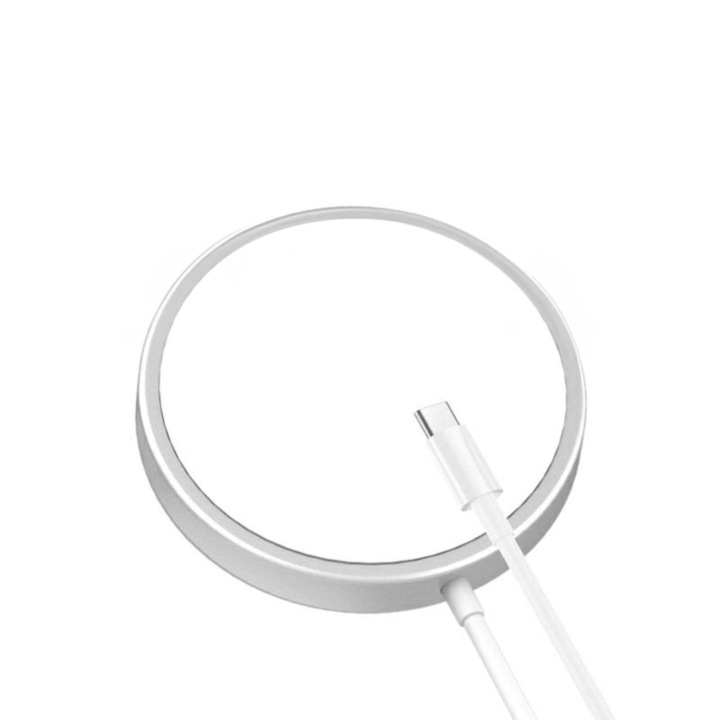 Prestico mágneses vezeték nélküli töltő MS1 MagSafe, 15W, fehér