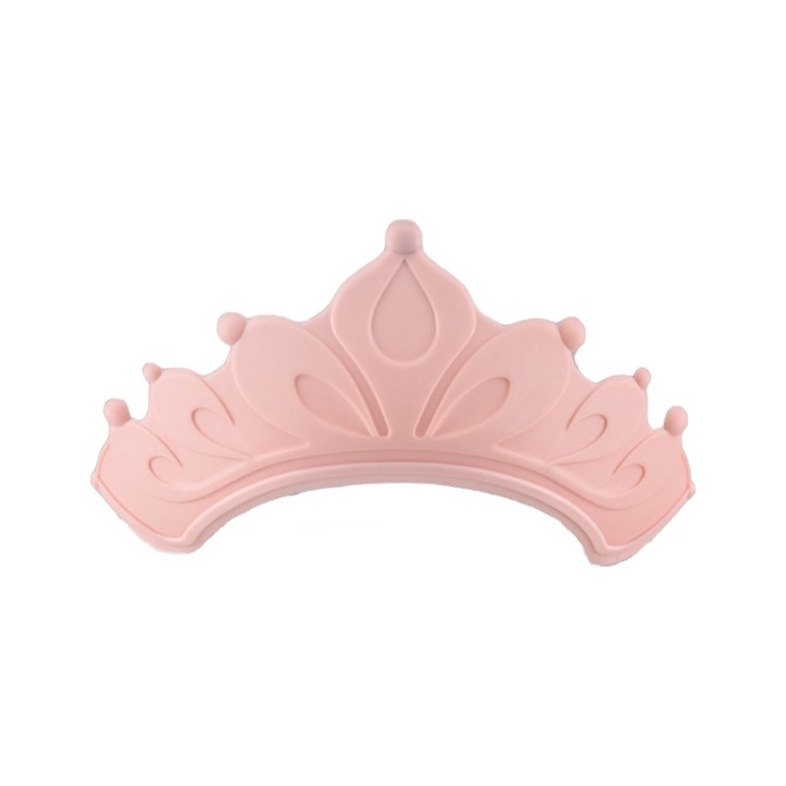 Protectie cap pentru baie, reglabila, silicon/polipropilena, roz, 6 luni+