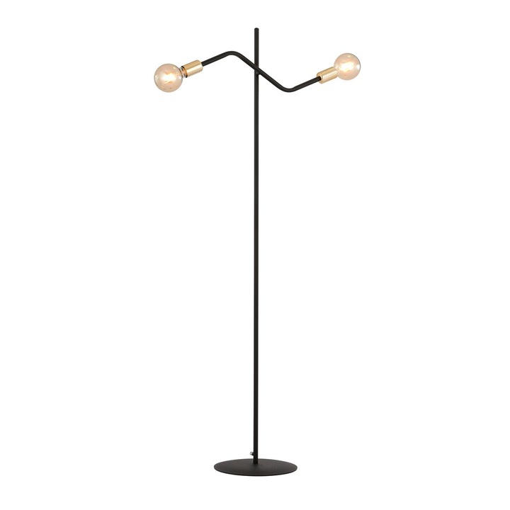 Lampa de podea BOLT LP2, Emibig, neagra, 15W MAX LED, 150x55cm