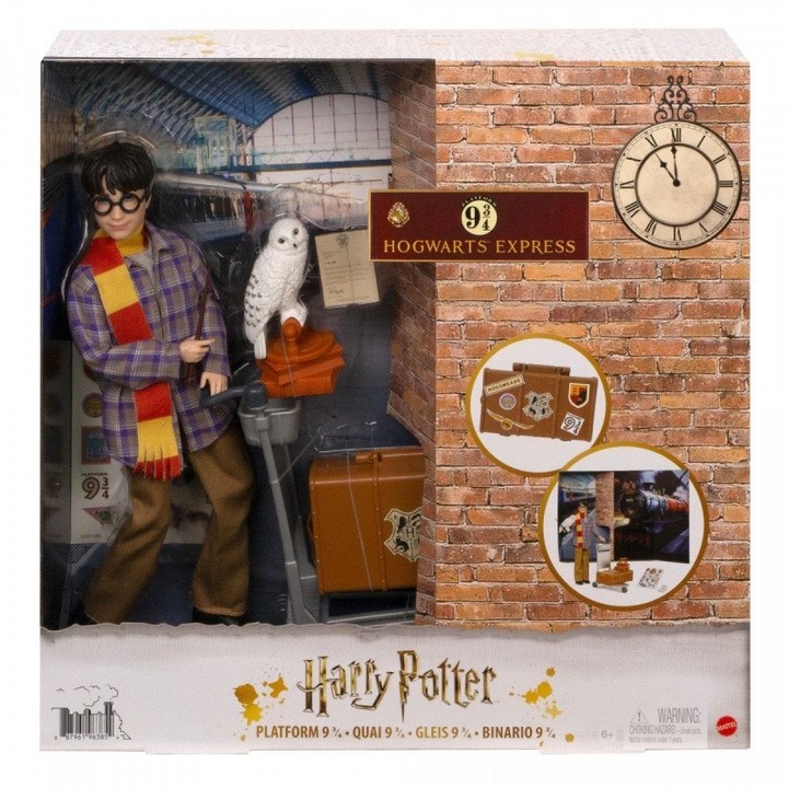 Кукла Mattel Harry Potter Peron 9 3/4, включени аксесоари, многоцветна