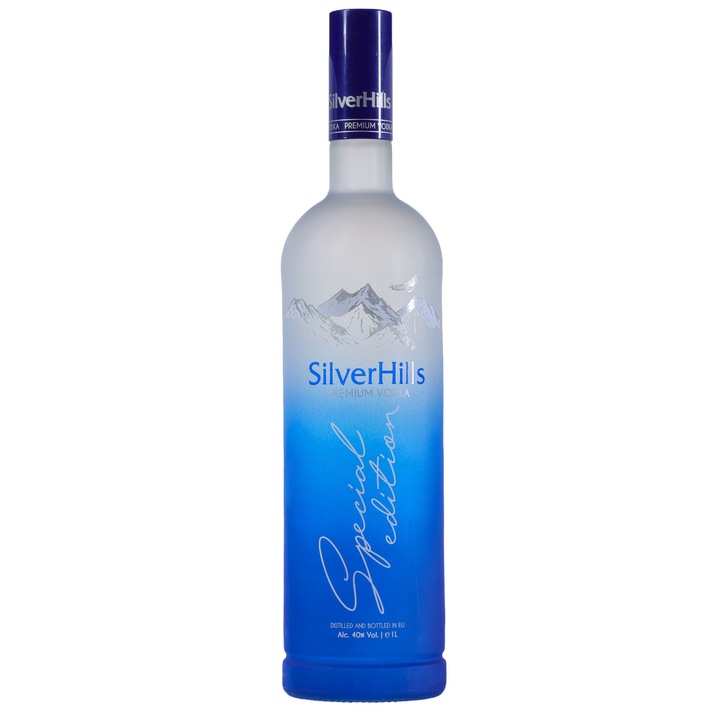 Премиум Водка, Silver Hills, Special Edition, 1л., 40 градуса, Трикратна филтрация