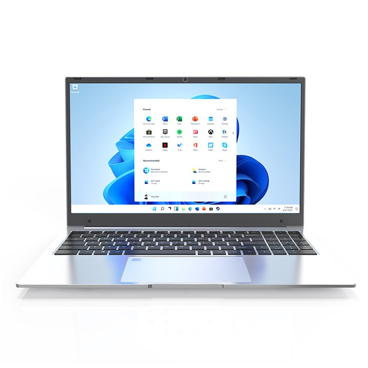 Преносим лаптоп, N5095, 15.6" Full HD, 16GB RAM, 512GB SSD, сребрист