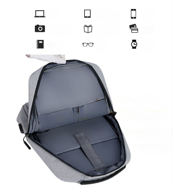 Geanta pentru laptop, curea de umar ingrosata si largita, compartiment stiintific, multi-buzunar, poate fi tinut in mana, impermeabil si respirabil, rezistent la uzura, fermoar dublu de sus