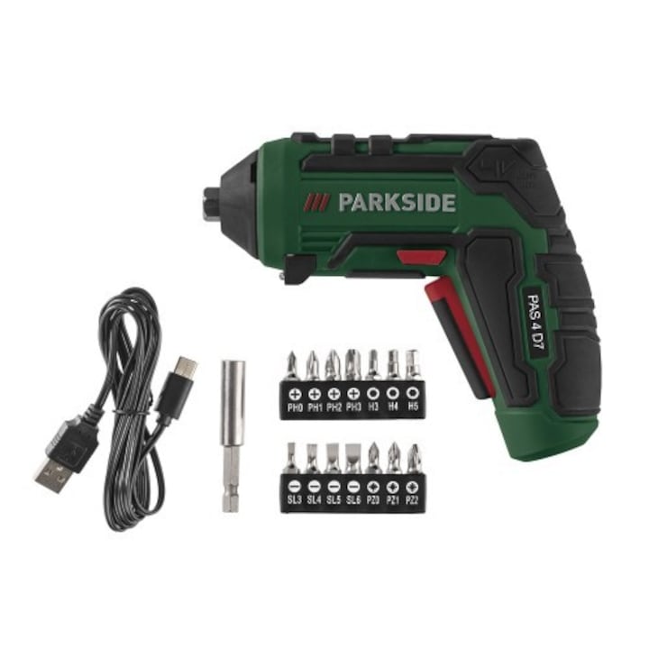 Акумулаторен Мини Винтоверт PARKSIDE PAS 4 D7 4V
