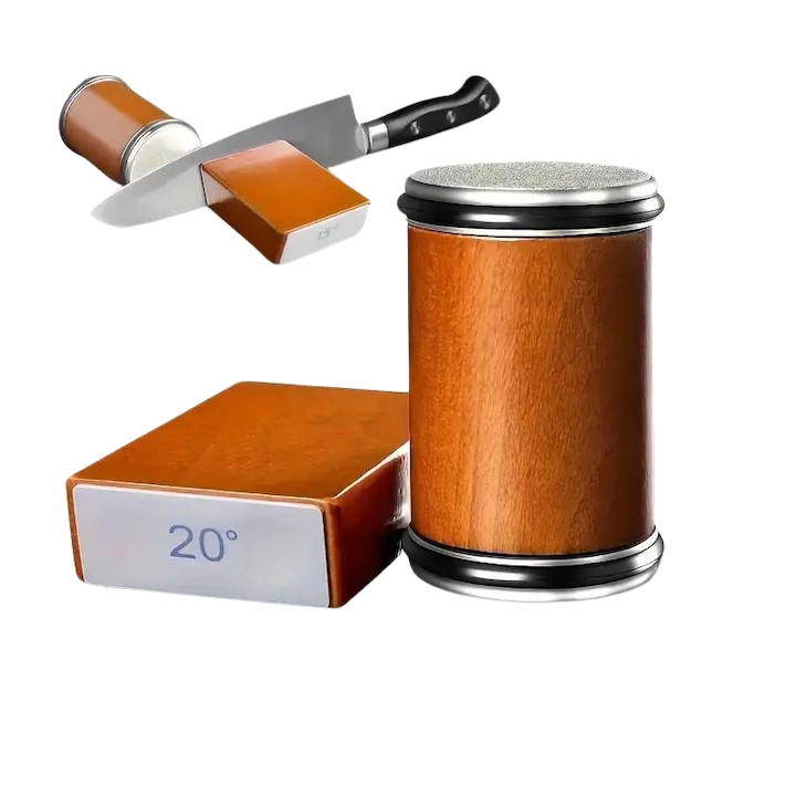 Gördülő késélező, Zoffer, mágneses, gyémánt kő, 2 szemcse (400/1000), 2 szög (15/20)