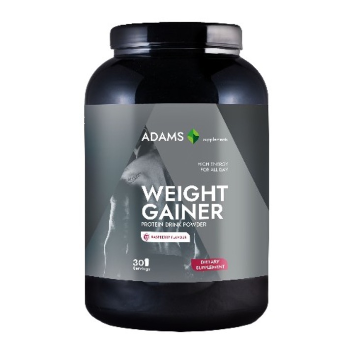 Weight Gainer (zmeura), 1500g, Adams