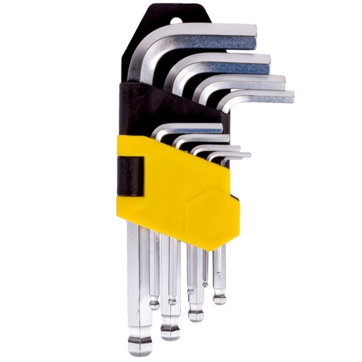 Set 9 Chei Inbus Antbro®, metalice, de diferite marimi