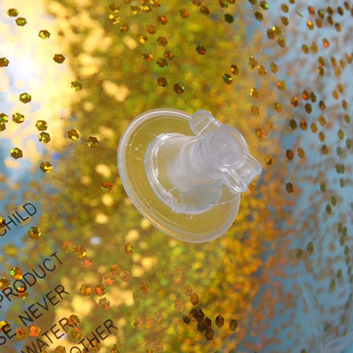 Плувка за басейн с блестящи конфети, издръжлива, с превъзходно качество и предпазно въздушно заключване, създадена за незабравимо забавление във водата