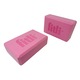 Куб за йога и пилатес, Фитнес блок, 23х15см, FitLi, Розов