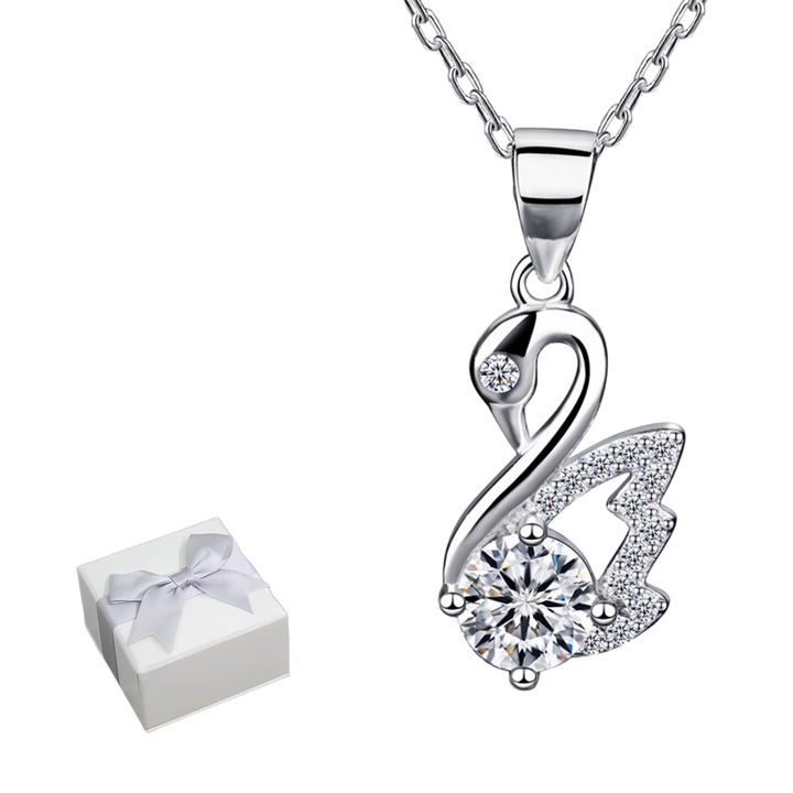 Colier dama, VIDVIE, argint, argintiu