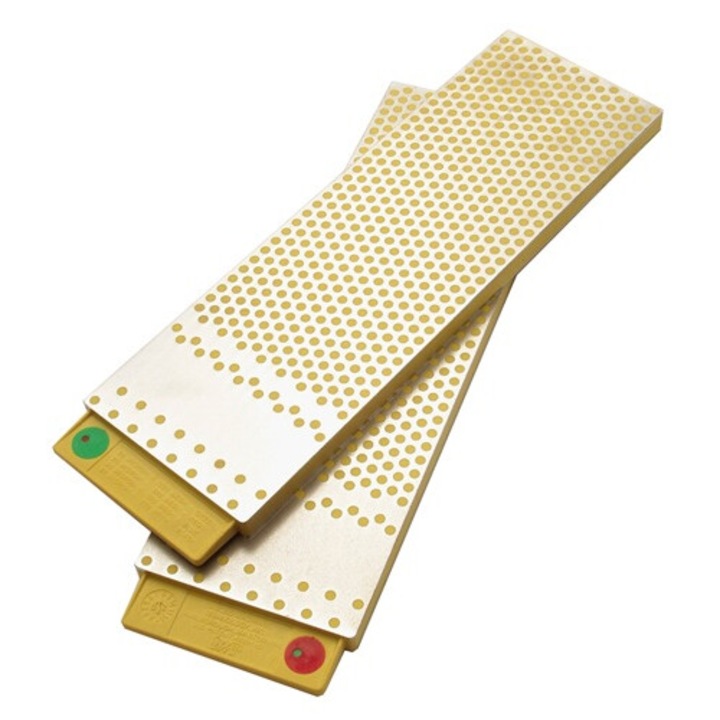 Piatra de ascutit diamantata DuoSharp plus DMT 20.3cm, cu 2 fete granulatie medium extra fina / extra extra fina