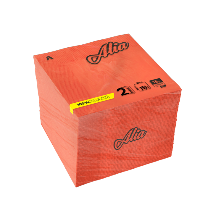 Red Alia papírszalvéták, 150 db/szett, 33x33 cm, 2 réteg