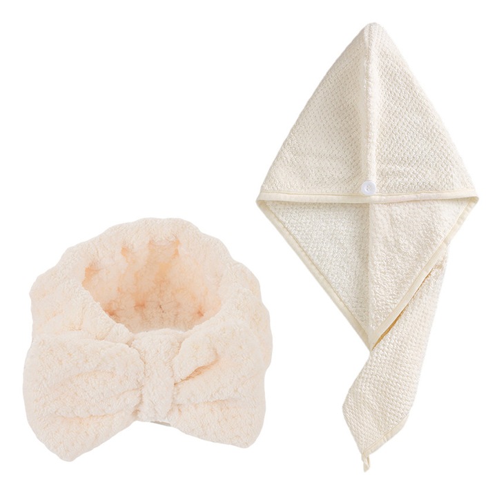 Абсорбираща шапка за сушене на коса. Суха коса за всички жени, мъже, деца, за всички типове коса.