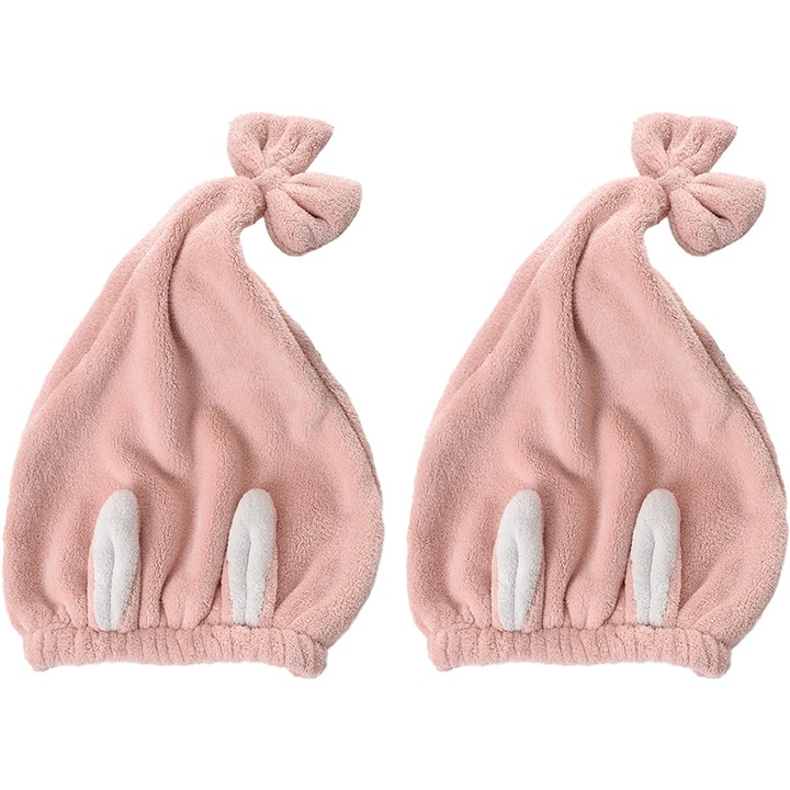 Шапка за сушене на коса, мека, абсорбираща, кърпи за глава за момичета и жени