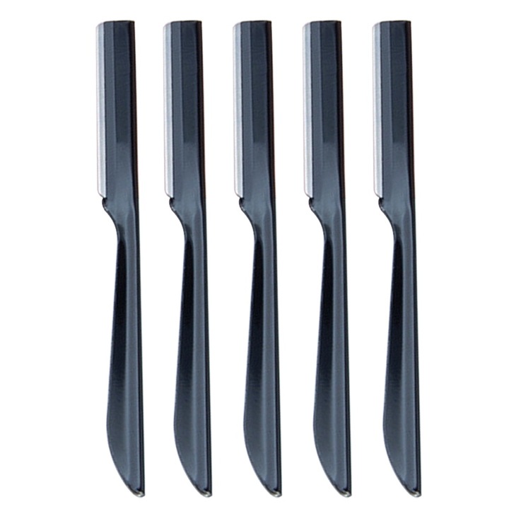 Set 5 trimmere pentru conturarea sprancenelor, negru, multifunctionale