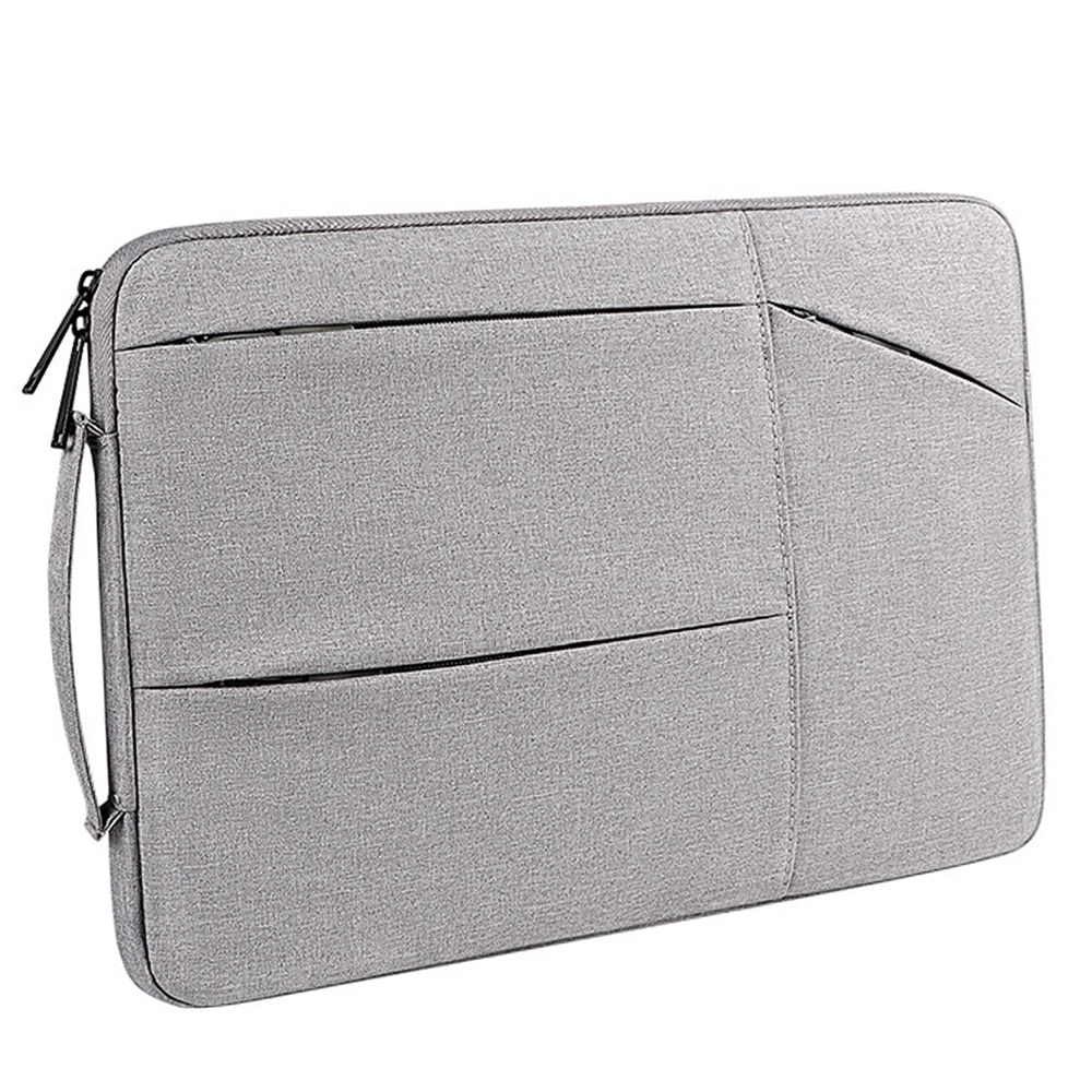 Geanta laptop impermeabila, protectie 360, gri, 35x26x3cm