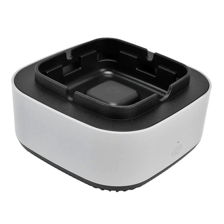 Elektromos hamutartó közvetlen szívással, Optim Solution, Légtisztító negatív ionokkal, Intelligens légfrissítő, Kellemetlen szagok, cigarettafüst, Automatikus kikapcsolás, Otthoni, Irodai, Autós, Helyi, Szürke