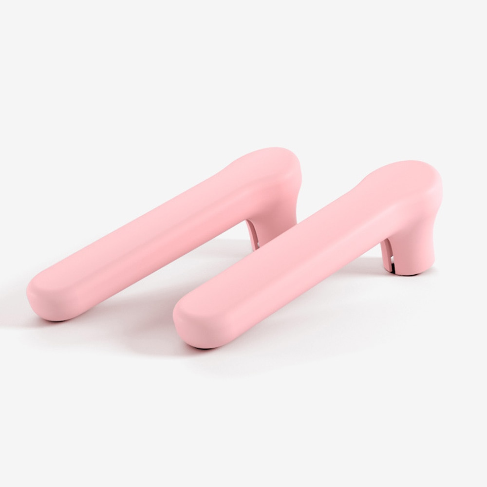 Set 2 protectii pentru manere usi, silicon, roz, 15x4.5cm - eMAG.ro