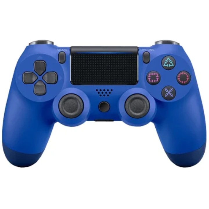 Doubleshock 4 vezeték nélküli vezérlő, PS4 konzolhoz, PS TV, PS Now rezgéssel, kék, eladó raktár