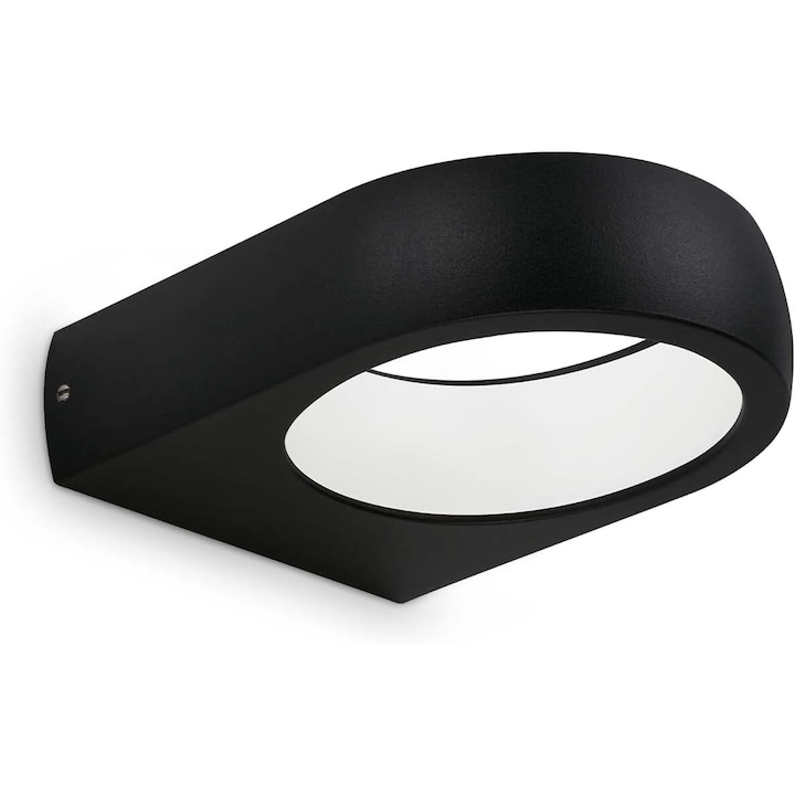 Aplica LED pentru exterior Briloner Leuchen PUKA, 6.5W, 680 wlumeni, lumina neutra (4000K), IP44, Negru