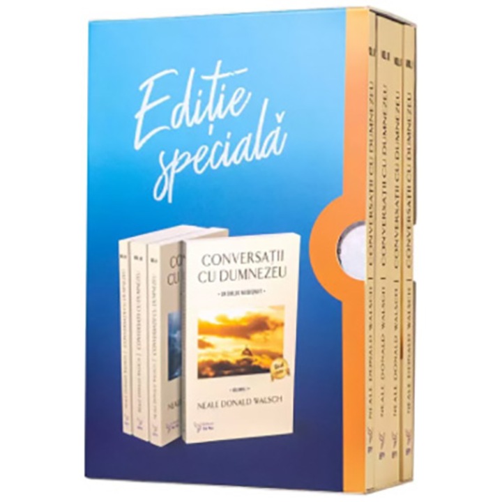 Conversatii cu Dumnezeu set(1-4) + cutie, Neale Donald Walsch