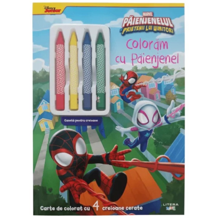 Disney Marvel. Paienjenelul si prietenii lui uimitori. Carte de colorat cu 4 creioane cerate