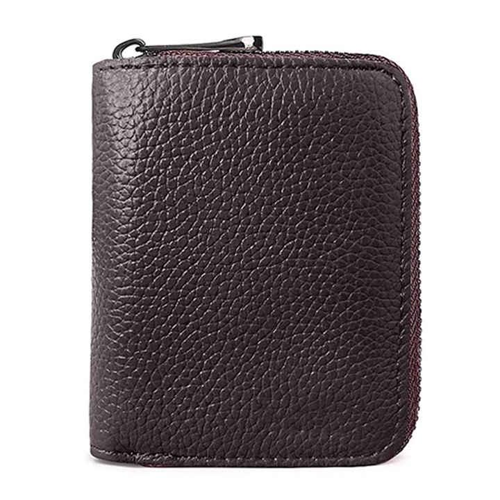 Кожен портфейл, Минималистичен, Черен