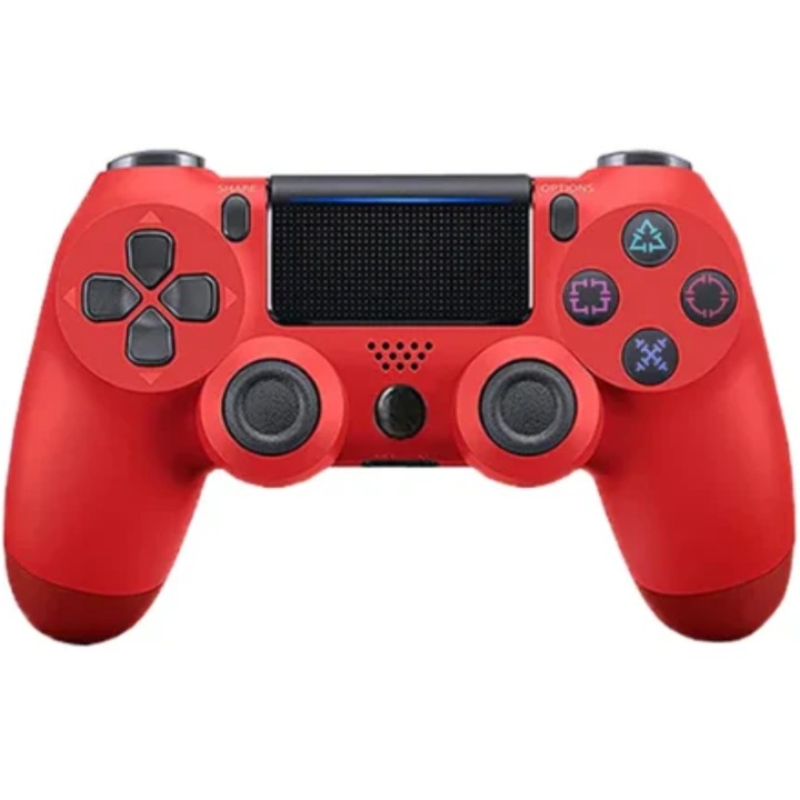 Doubleshock 4 vezeték nélküli vezérlő, PS4 konzolhoz, PS TV, PS Now rezgésekkel, piros, eladó depó