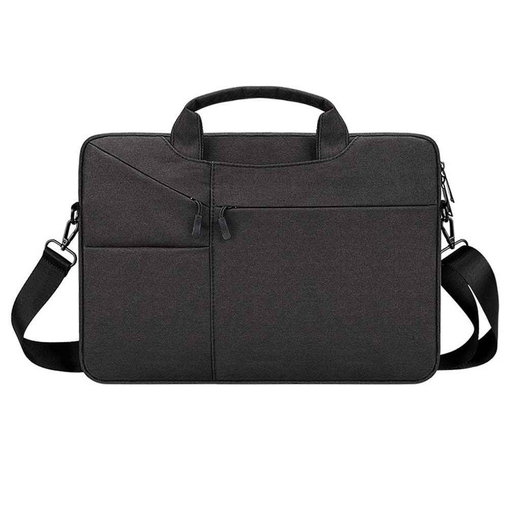 Geanta laptop, impermeabila, Poliester/Nailon, 42x31x3cm, Negru