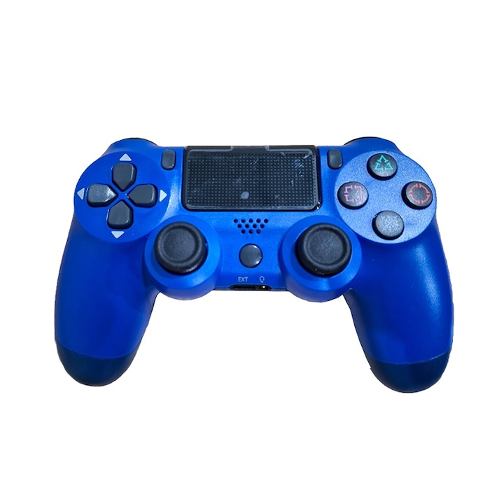 Doubleshock vezeték nélküli kontroller, NEXTLY, kompatibilis PS4, PSTV és PS Now, rezgéssel, világoskék