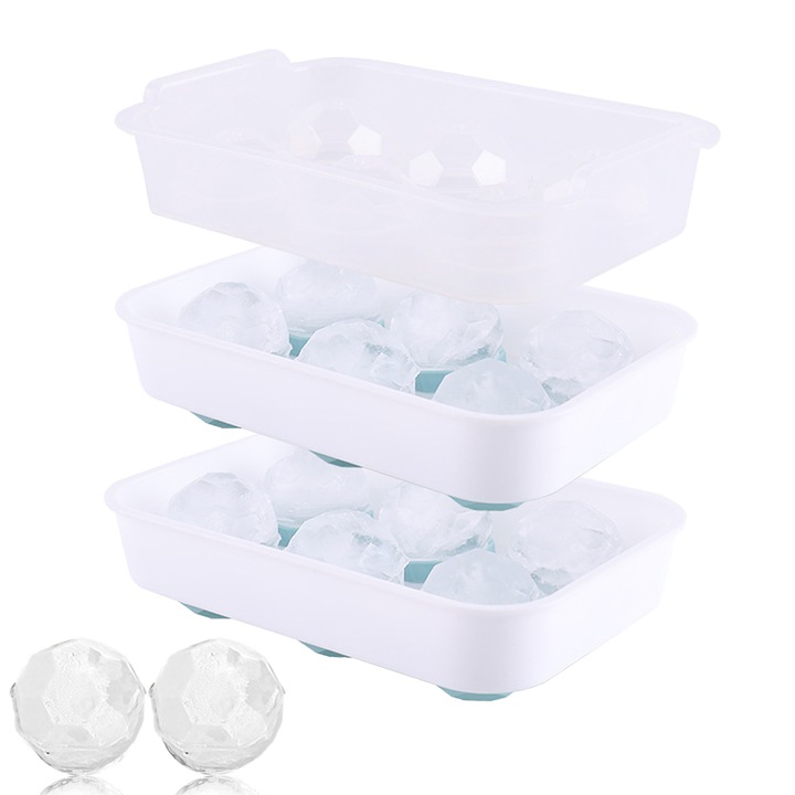 Set forme cuburi de gheata, 2 bucati