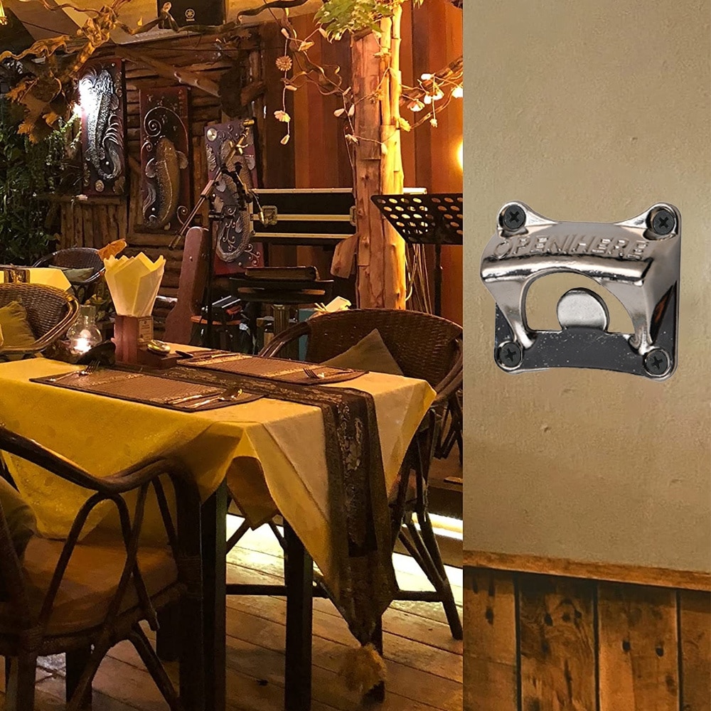 Set 8 x deschizator sticle, design vintage, din aliaj de zinc