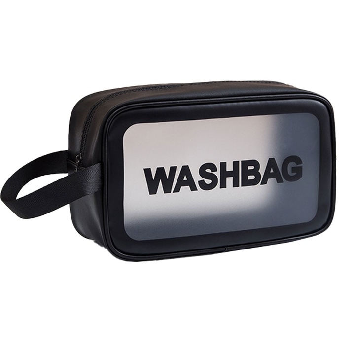 Trusa de machiaj, neagra, 29x18x7cm, set 1 bucata