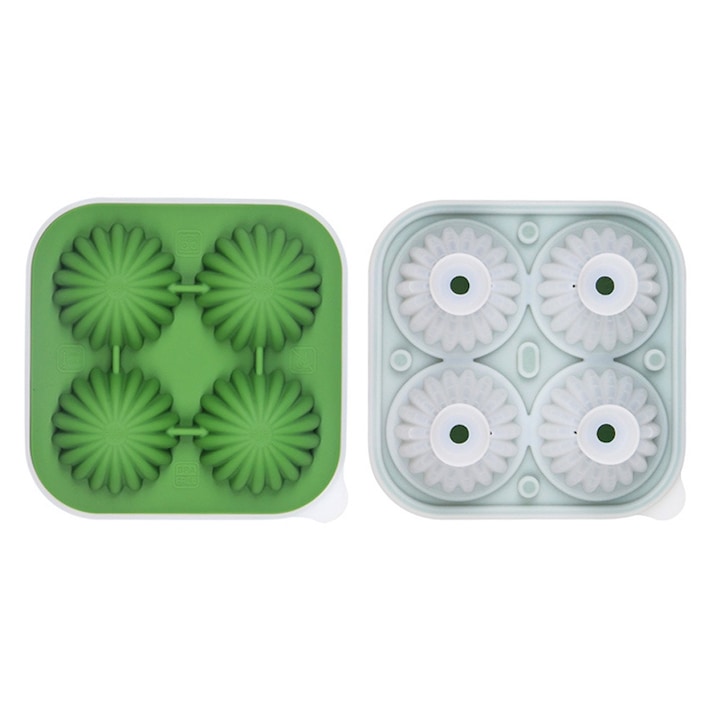 Szilikon sütőlap fedővel, 30x20 cm, zöld