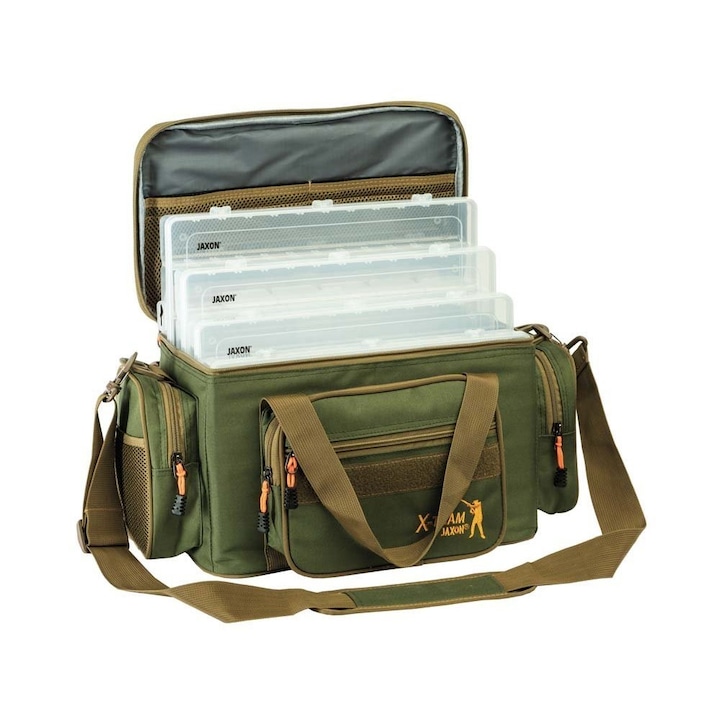Спининг чанта Jaxon Team 4 кутии 50x31x21cm - Uj-xtx10