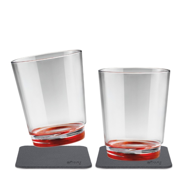 Set de 2 pahare magnetice ROSII - Silwy