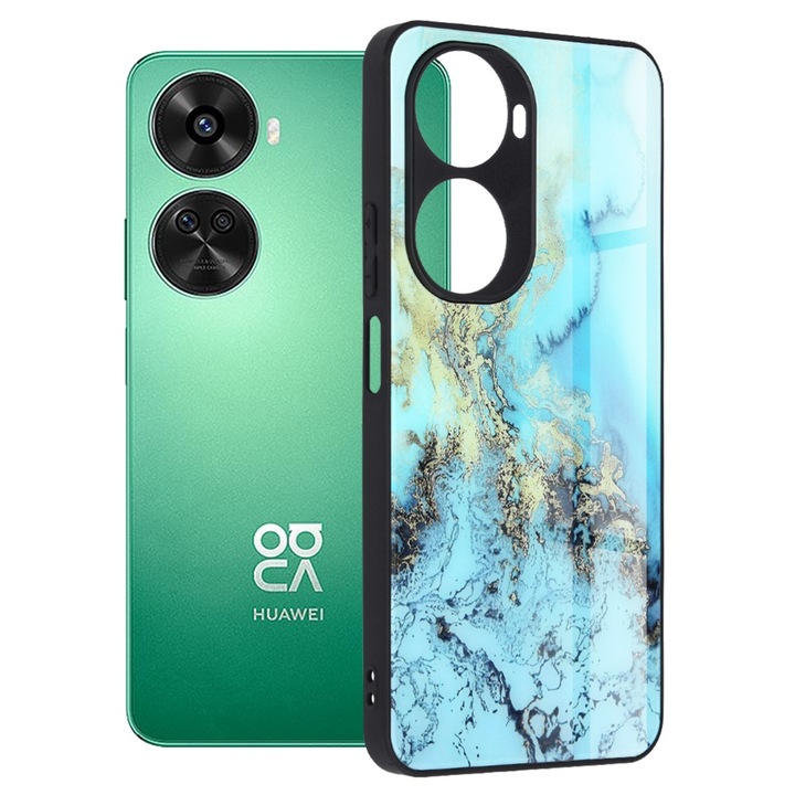 Кейс за Huawei nova 11 SE / 12 SE - Techsuit Glaze Series - Blue Ocean