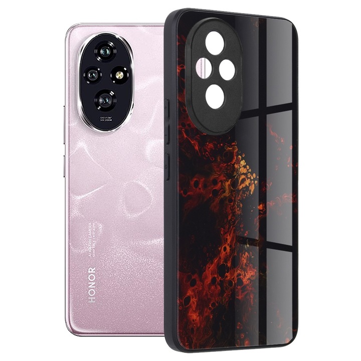 Honor 200 tok – Techsuit Glaze Series – Red Nebula