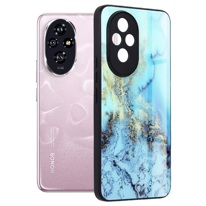 Кейс за Honor 200 - Techsuit Glaze Series - Blue Ocean