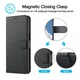 Husa tip carte MemoBook cu clapeta pentru Motorola Edge 60 Pro, Flip Cover, Inchidere magnetica, Buzunar Card si Bacnote, Design sleek piele, Protectie completa, Functie Stand, Negru