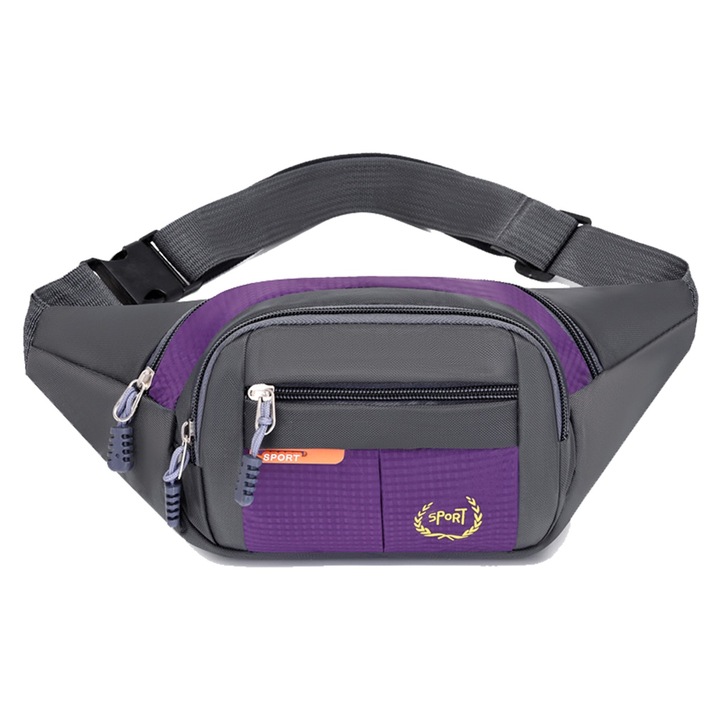 AMRINUGL kézitáska, lila, 35x15x4cm, Oxford anyag, állítható pántokkal