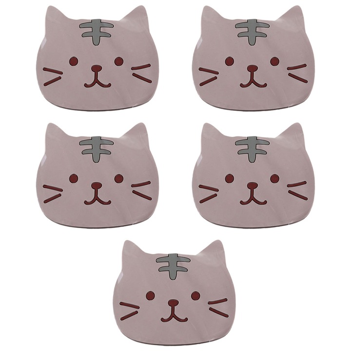 Pohártartó készlet, PVC, 10x9cm