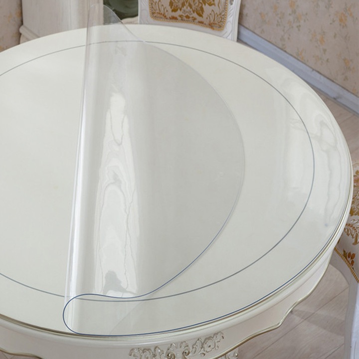 Kerek terítő, PVC, átlátszó, 60cm