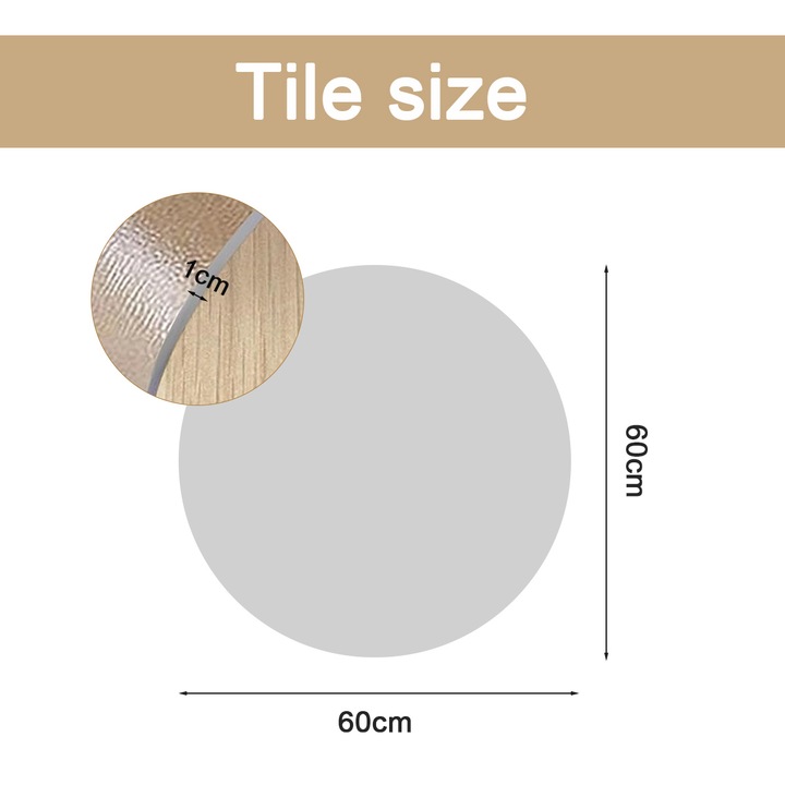 Abrosz, PVC, átlátszó, 60 cm átmérőjű, 1 darabos szett