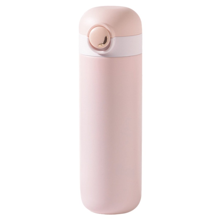 Cana izolata 500ml din inox, design compact, usor de curatat, pentru cafea si ceai