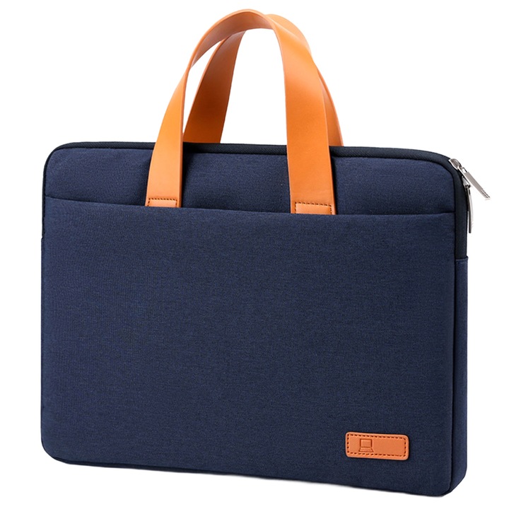 Geanta laptop, 37x26x3cm, albastru