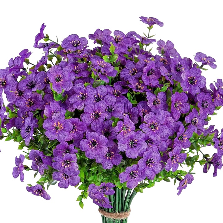 Planta artificiala verde in ghiveci, plastic, 36x15cm, verde